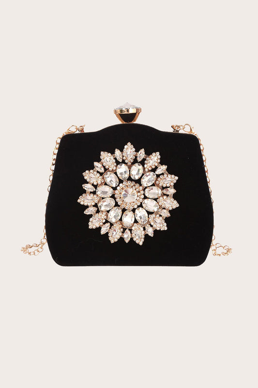 Roycebridal Black Beading Handbag