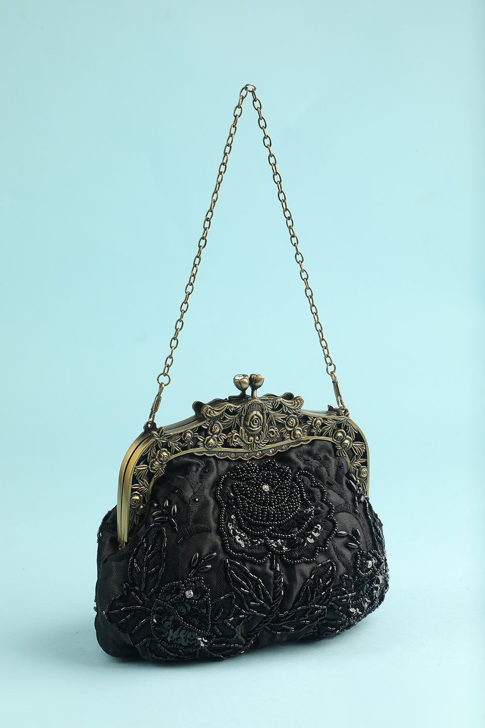 Roycebridal Black Party Handbag