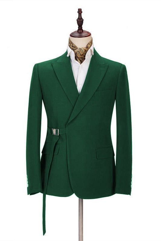 Elegant Green Slim Fit Fashion Men Suits Online for Prom-showprettydress