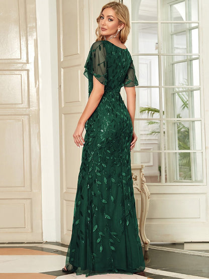 Eliza event dress in emerald green size s16 Express NZ wide - Bay Bridal and Ball Gowns