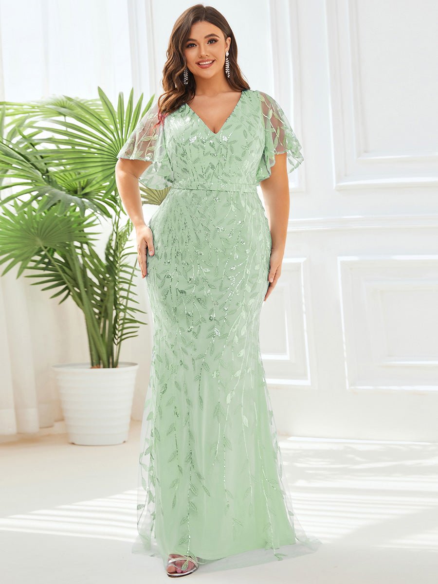 Eliza tulle sleeve mother of bride or bridesmaid dress in more colors - Bay Bridal and Ball Gowns