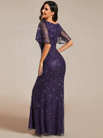 Eliza tulle sleeve mother of bride or bridesmaid dress in more colors - Bay Bridal and Ball Gowns