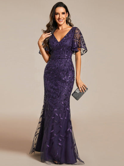 Eliza tulle sleeve mother of bride or bridesmaid dress in more colors - Bay Bridal and Ball Gowns