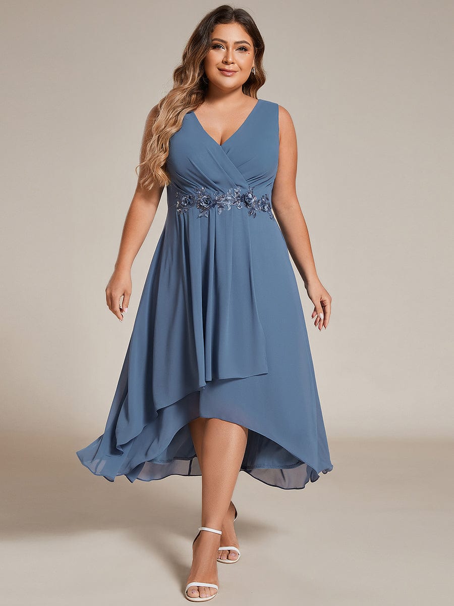 Esme mother of the bride dress in dusky navy s12 Express NZ wide - Bay Bridal and Ball Gowns