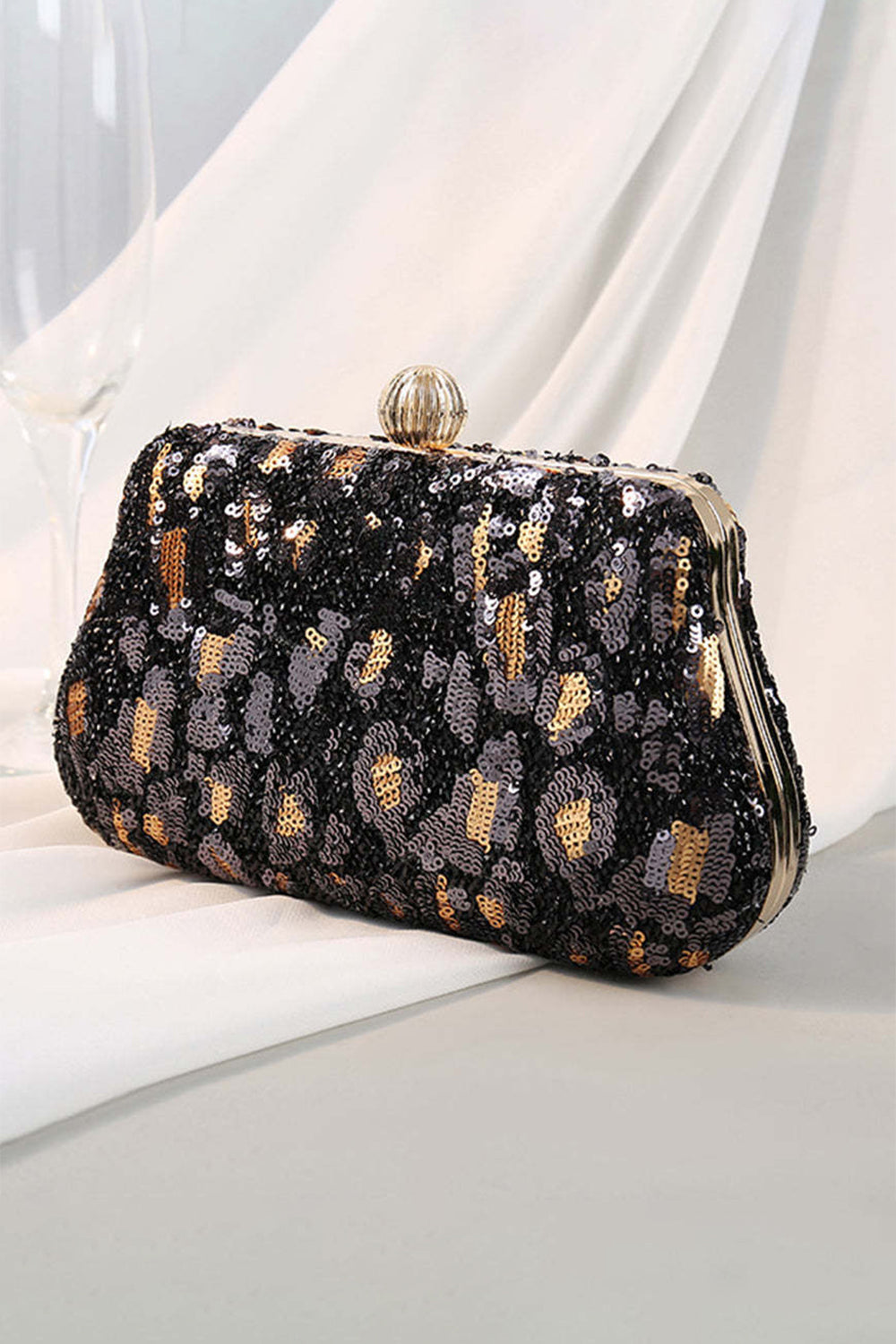 Roycebridal Eye-Catching Leopard Clutch Bag