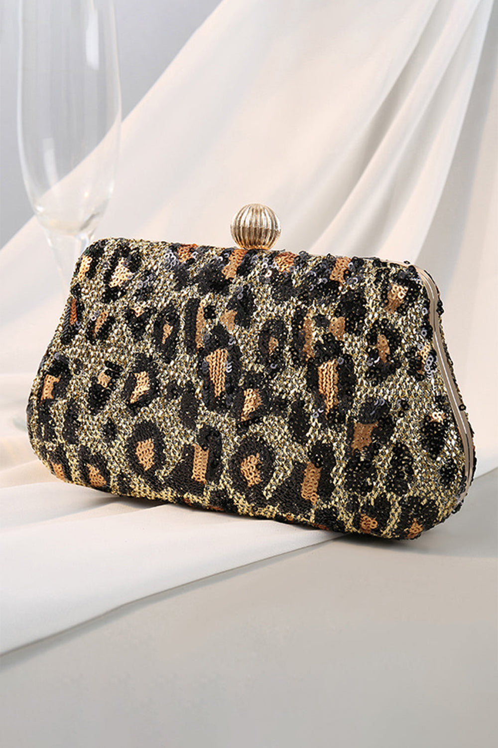 Roycebridal Eye-Catching Leopard Clutch Bag