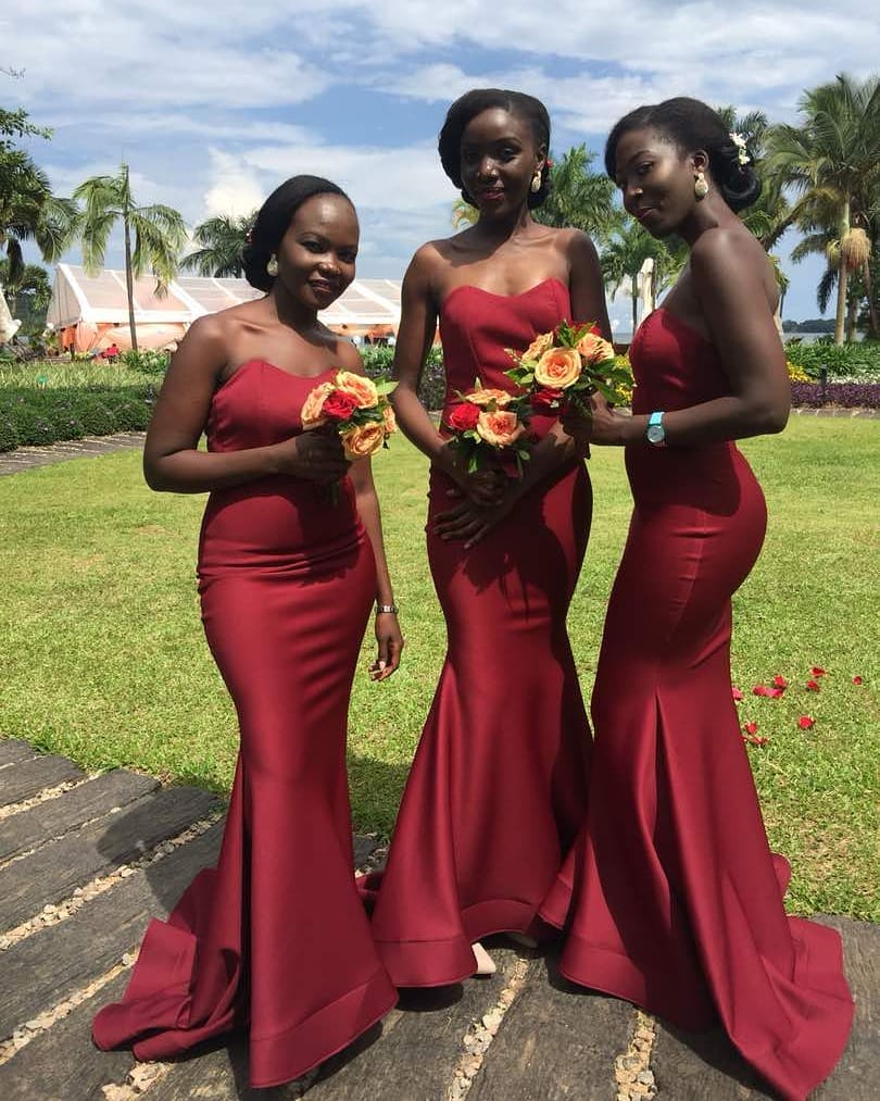 Sleeveless Bridesmaid Dresses