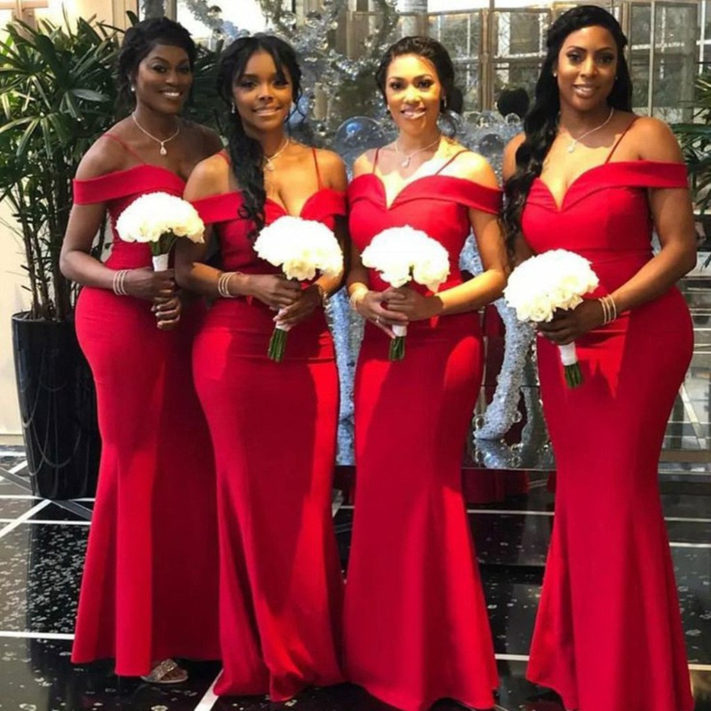 Red Bridesmaid Dresses