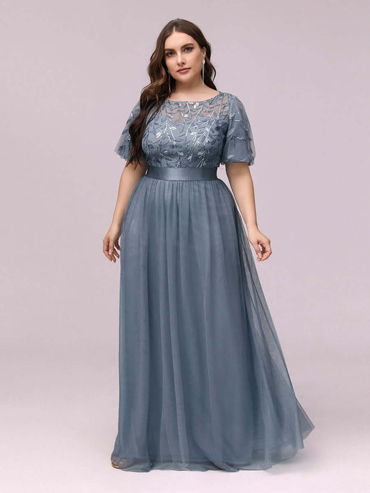 Georgia tulle bridesmaid dress in Dusky Navy s26 Express NZ wide - Bay Bridal and Ball Gowns