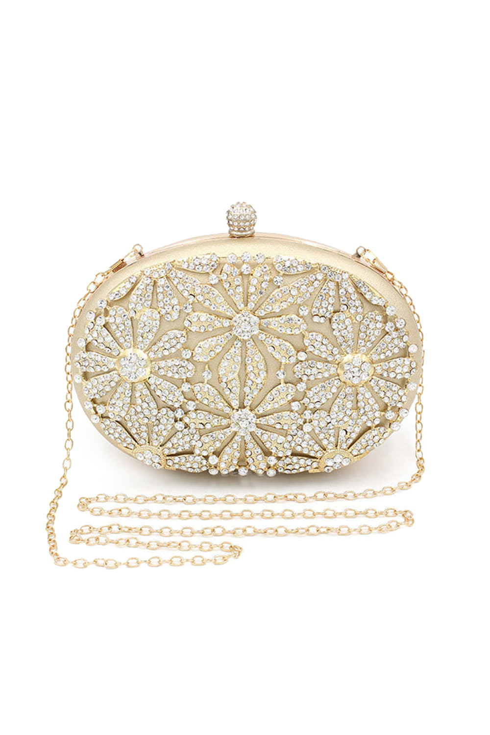 Roycebridal Gold Closure Beaded Clutch Bag