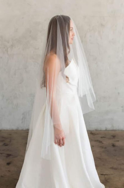 Roycebridal Vintage Blusher Extra Airy Bridal Veil Wedding Veil