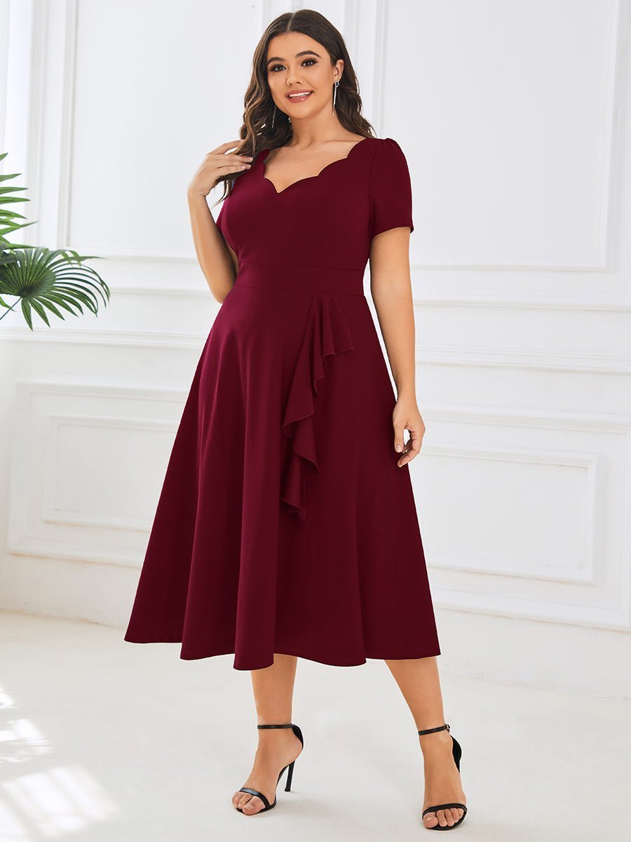 Miranda mother of the bride dress in burgundy Express NZ wide - Bay Bridal and Ball Gowns