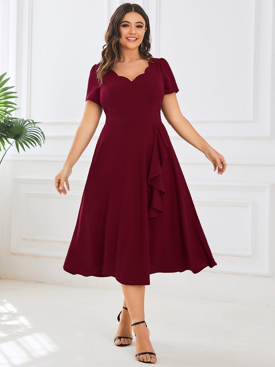 Miranda mother of the bride dress in burgundy Express NZ wide - Bay Bridal and Ball Gowns