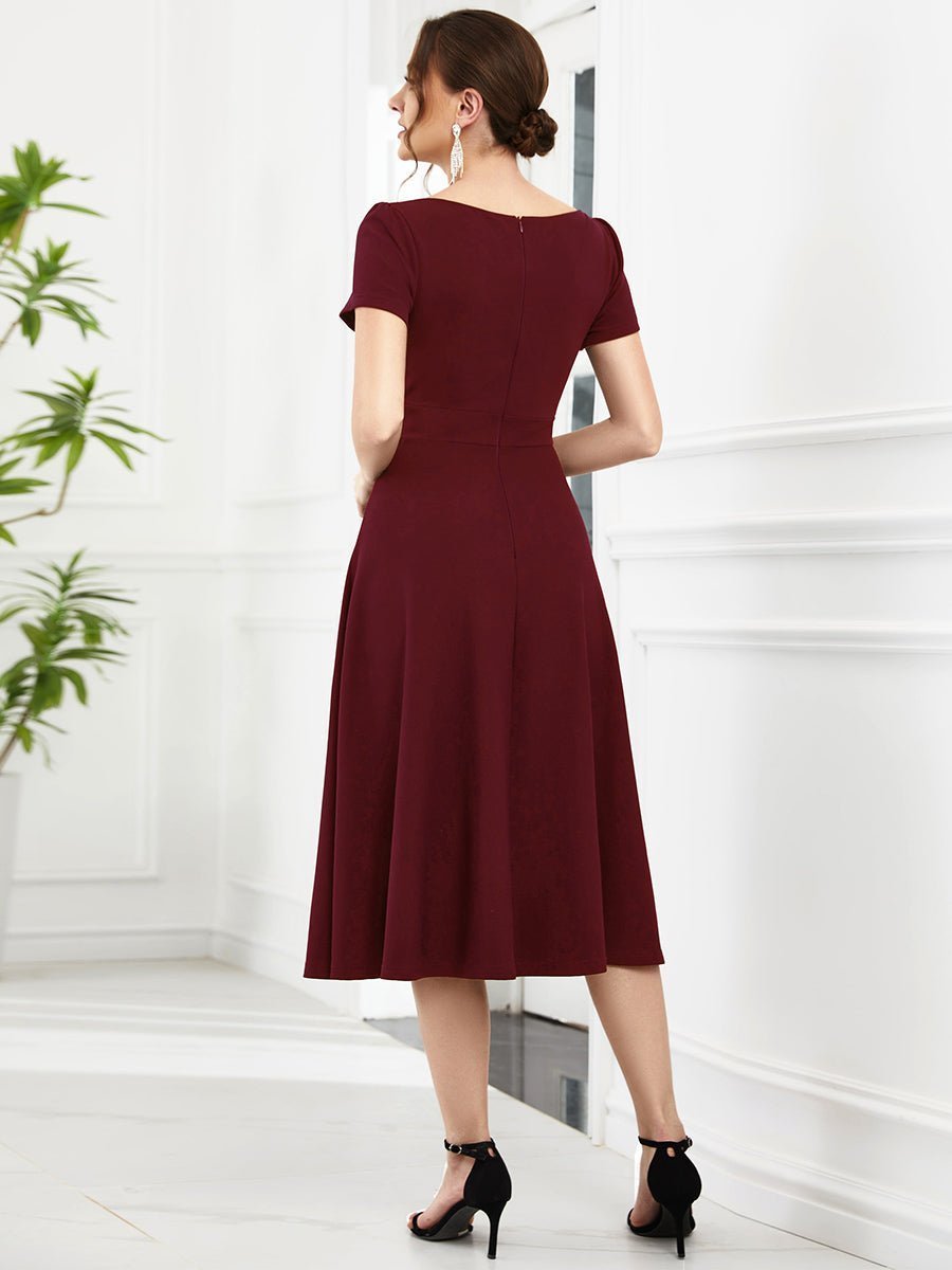 Miranda mother of the bride dress in burgundy Express NZ wide - Bay Bridal and Ball Gowns