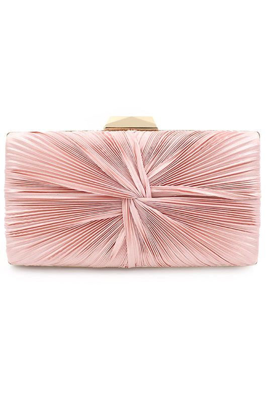 Roycebridal Pink Chain Clutch Bag