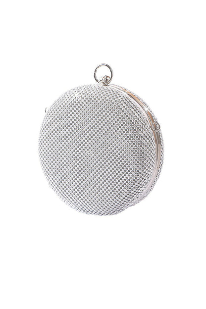 Roycebridal Silver Exquisite Round Party Handbag