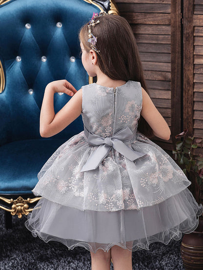 Sleeveless Tutu Gown Baby flower girl dresses-showprettydress