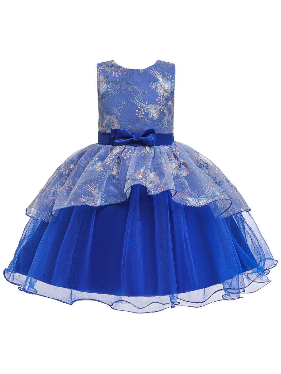 Sleeveless Tutu Gown Baby flower girl dresses-showprettydress