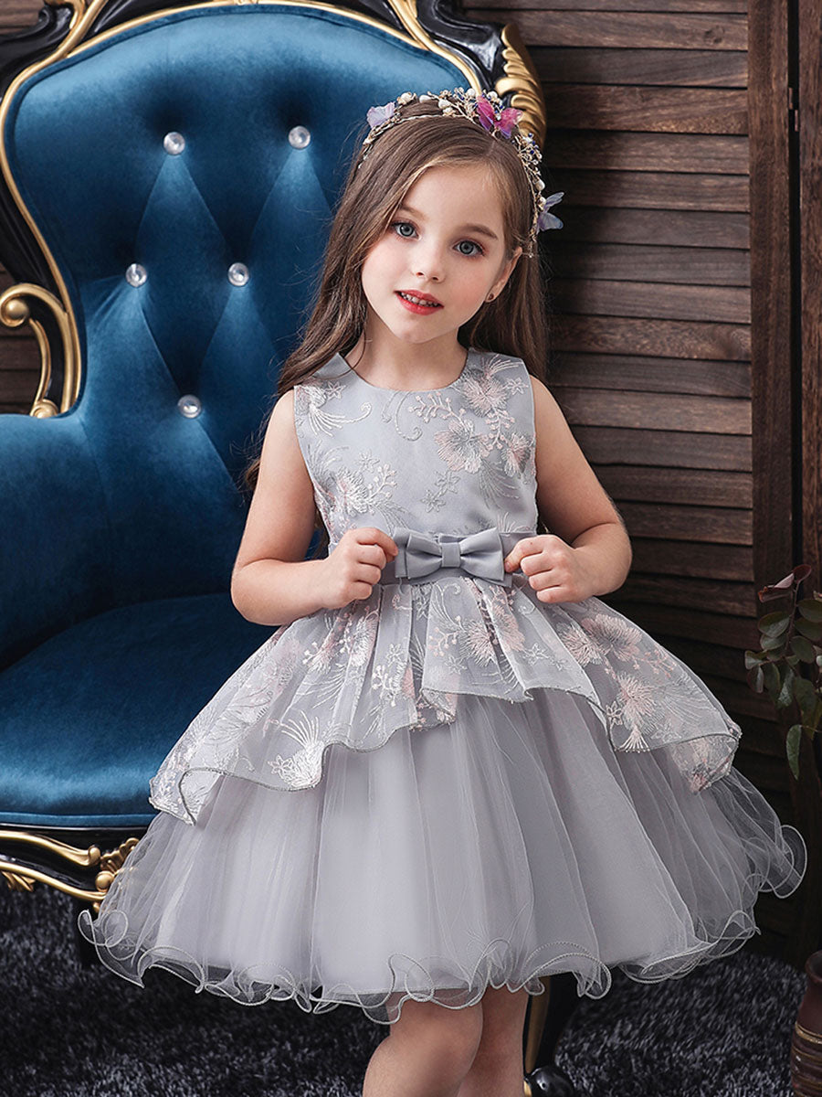 Sleeveless Tutu Gown Baby flower girl dresses-showprettydress