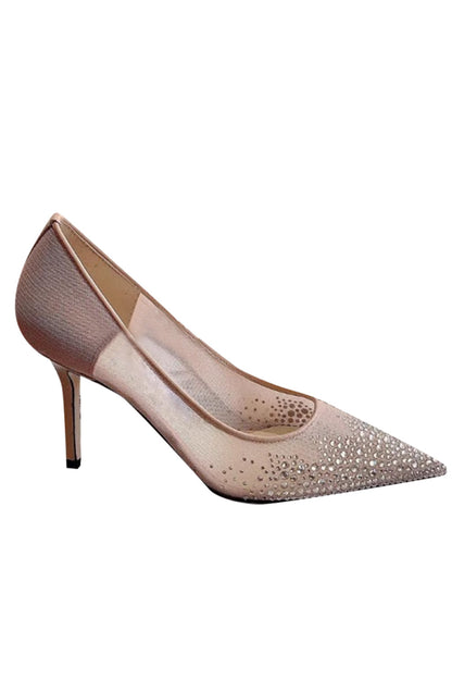 Stiletto Heel Rhinestones High Heel Pumps