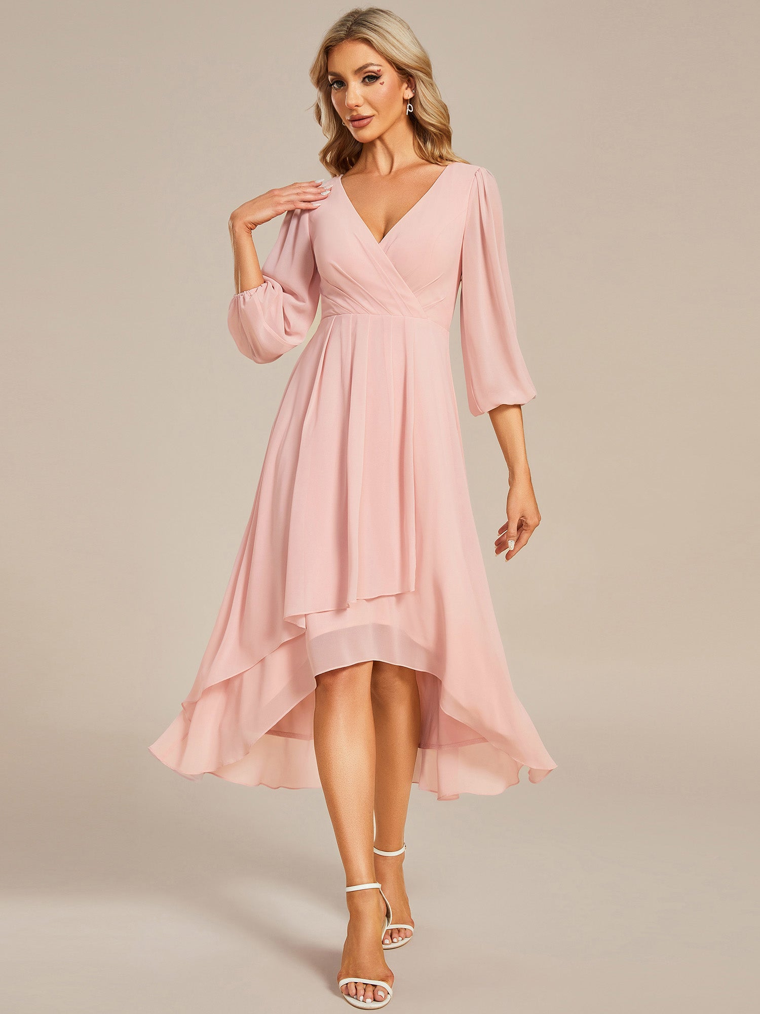 Tammy long sleeved mother of the bride dress - Bay Bridal and Ball Gowns