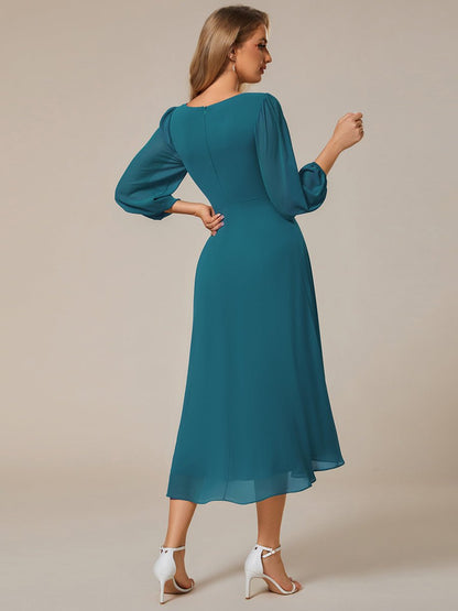 Tammy long sleeved mother of the bride dress - Bay Bridal and Ball Gowns