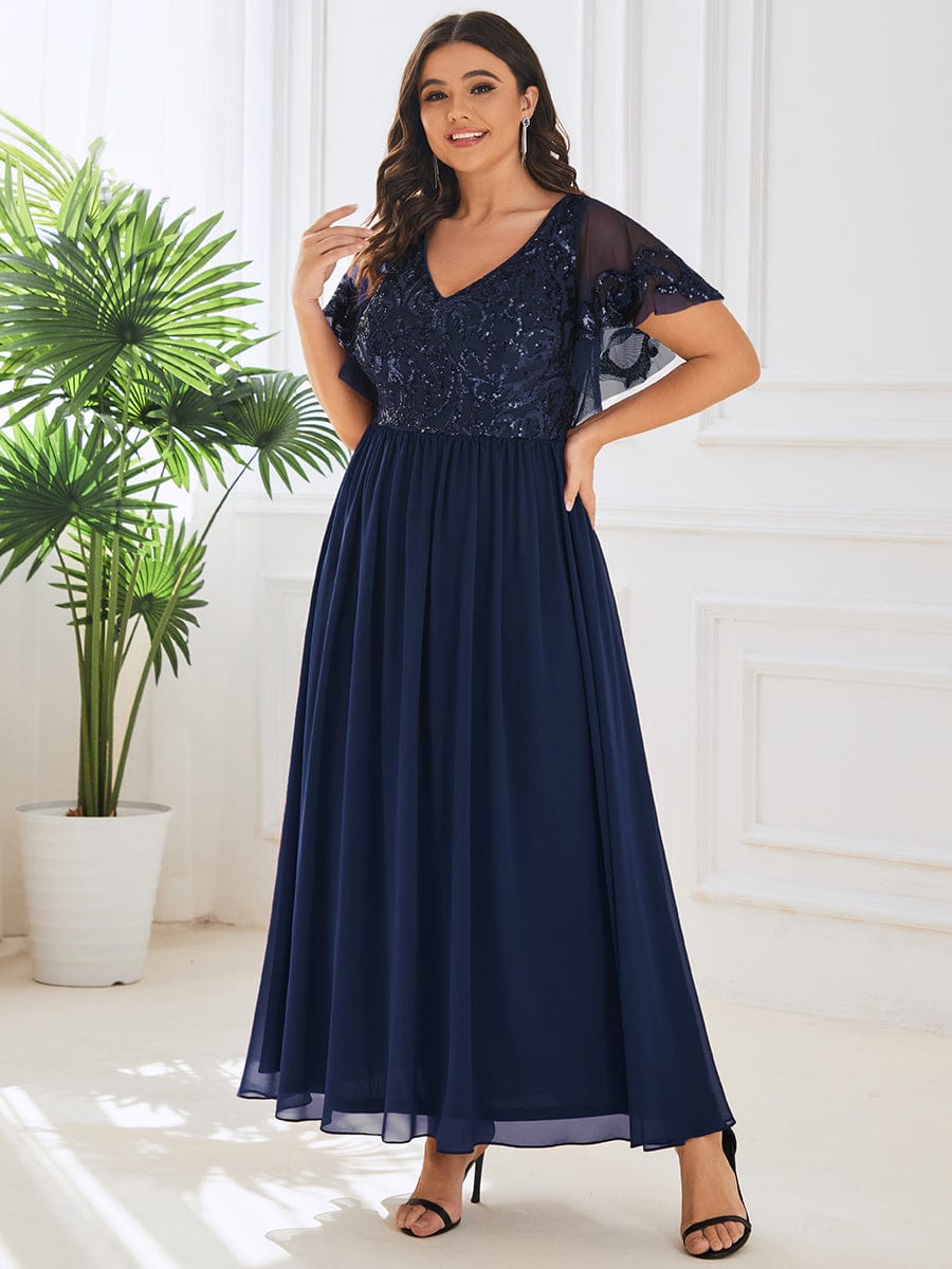 Virginia mother of the bride ankle length dress - Bay Bridal and Ball Gowns