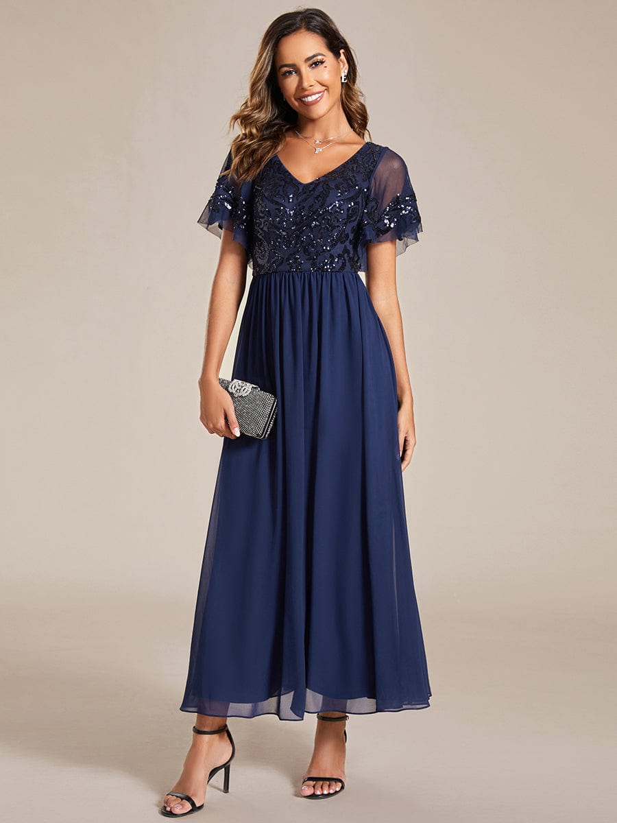 Virginia mother of the bride ankle length dress - Bay Bridal and Ball Gowns