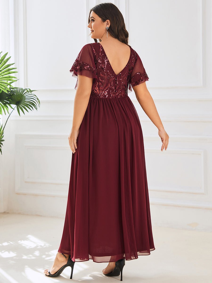 Virginia mother of the bride ankle length dress - Bay Bridal and Ball Gowns