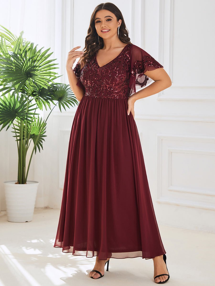 Virginia mother of the bride ankle length dress - Bay Bridal and Ball Gowns