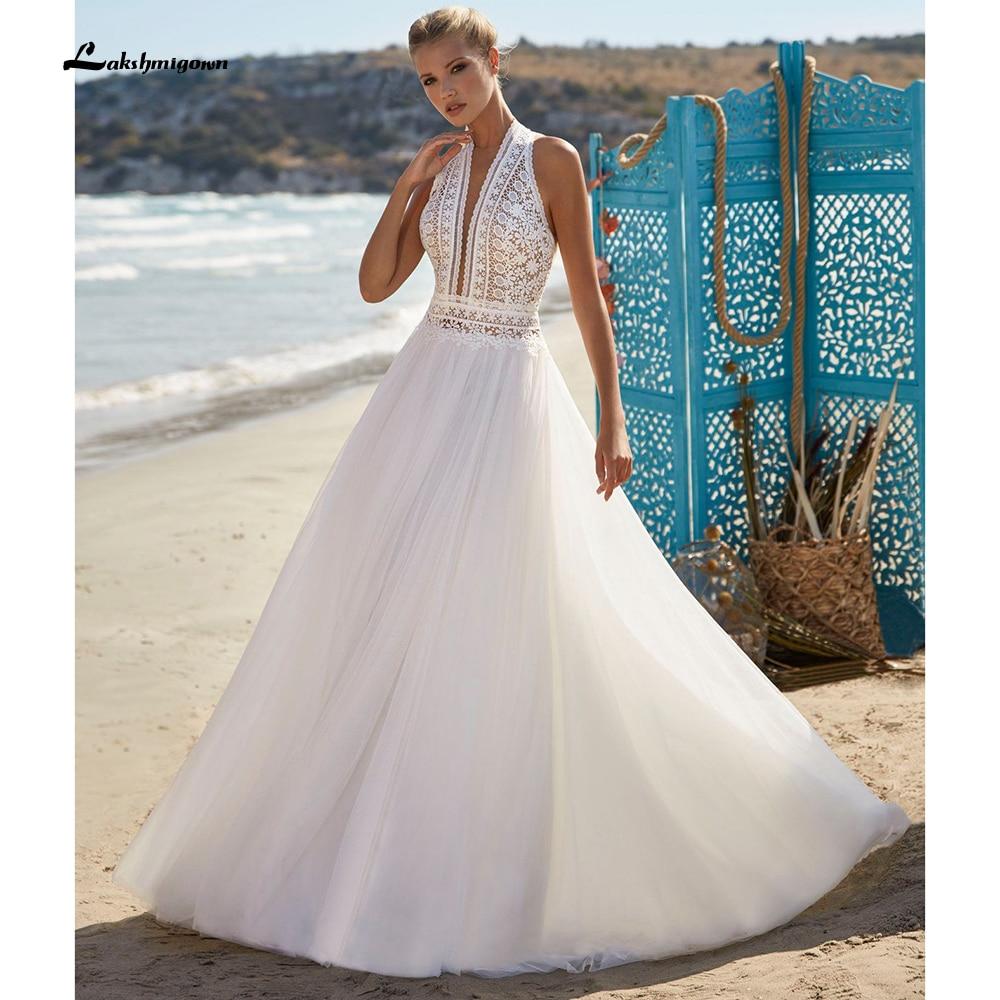 Backless Summer Lace Off the Shoulder Wedding Dresses - ROYCEBRIDAL OFFICIAL STORE