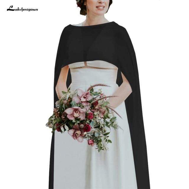 Simple Cheap Wedding Accessories Jackets Chiffon - ROYCEBRIDAL OFFICIAL STORE