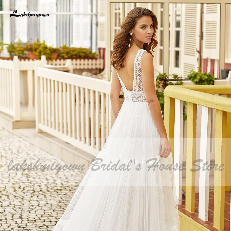 Bridal Summer Beach Wedding Dress Boho Style - ROYCEBRIDAL OFFICIAL STORE