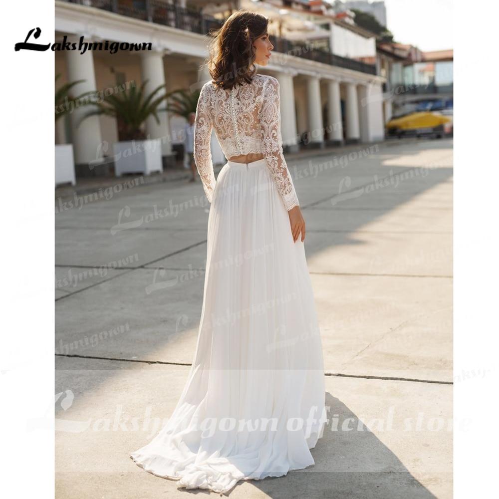 Charming Beach Lace Wedding Dresses A-line - ROYCEBRIDAL OFFICIAL STORE