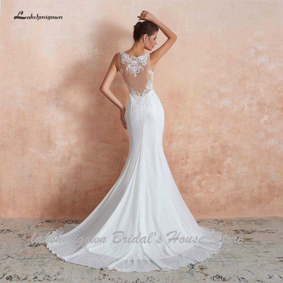 Cheap Boho Wedding Dress Mermaid Sexy Wedding Party Gowns - ROYCEBRIDAL OFFICIAL STORE