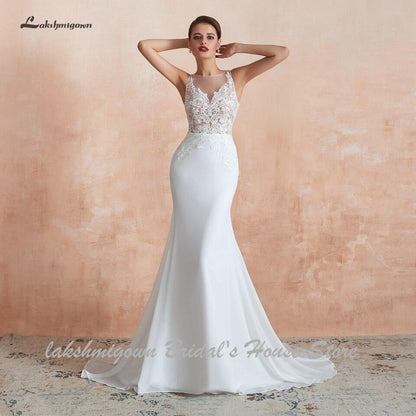 Cheap Boho Wedding Dress Mermaid Sexy Wedding Party Gowns - ROYCEBRIDAL OFFICIAL STORE