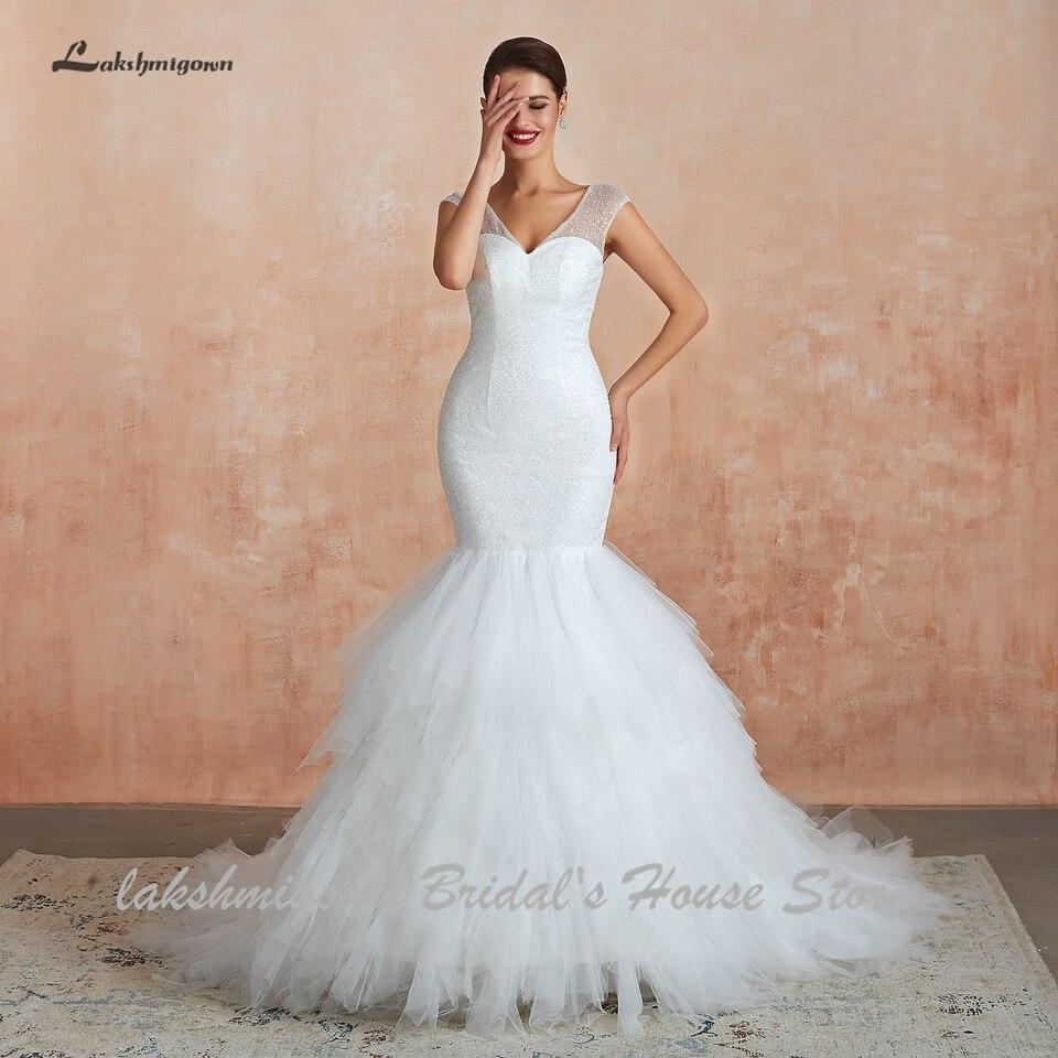 Dubai African Mermaid Wedding Dress Lace Up Back Luxury - ROYCEBRIDAL OFFICIAL STORE