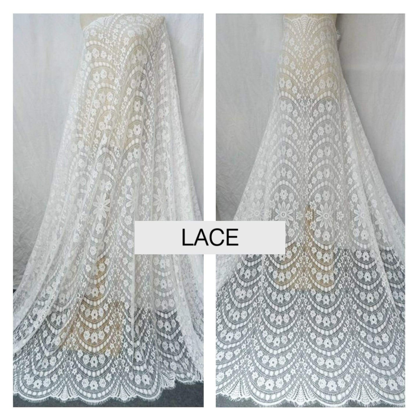 Lakshmigown Long Sleeves Boho Wedding Dresses V Neck Bohemian Lace - ROYCEBRIDAL OFFICIAL STORE