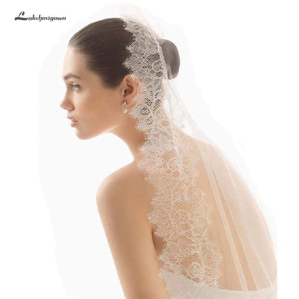 Lakshmigown Princess Long Wedding Veil Lace - ROYCEBRIDAL OFFICIAL STORE