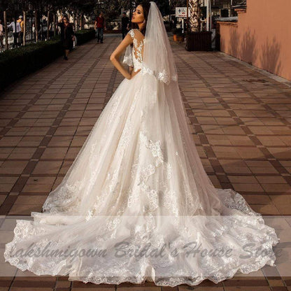 Luxury African Wedding Gowns Muslim Wedding Dresses - ROYCEBRIDAL OFFICIAL STORE