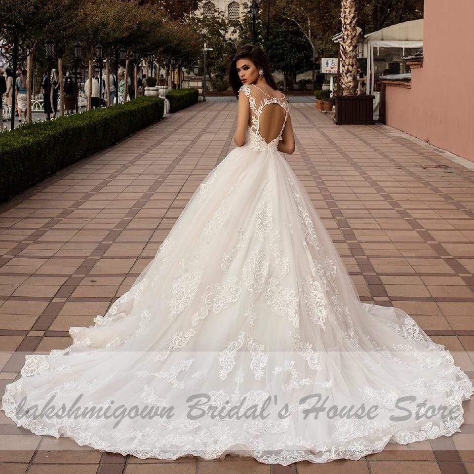 Luxury African Wedding Gowns Muslim Wedding Dresses - ROYCEBRIDAL OFFICIAL STORE