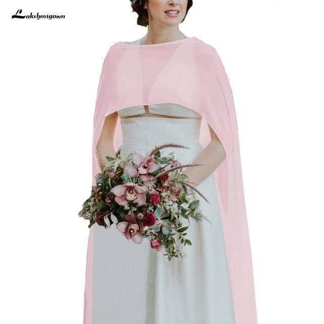 Simple Cheap Wedding Accessories Jackets Chiffon - ROYCEBRIDAL OFFICIAL STORE