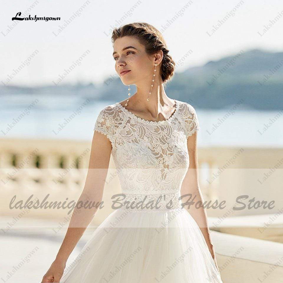 Princess Bridal Wedding Gown Backless Summer Wedding Dresses - ROYCEBRIDAL OFFICIAL STORE