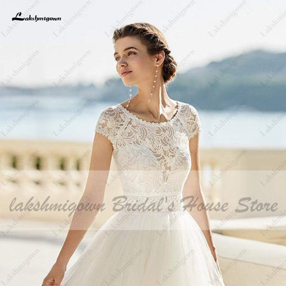 Princess Bridal Wedding Gown Backless Summer Wedding Dresses - ROYCEBRIDAL OFFICIAL STORE