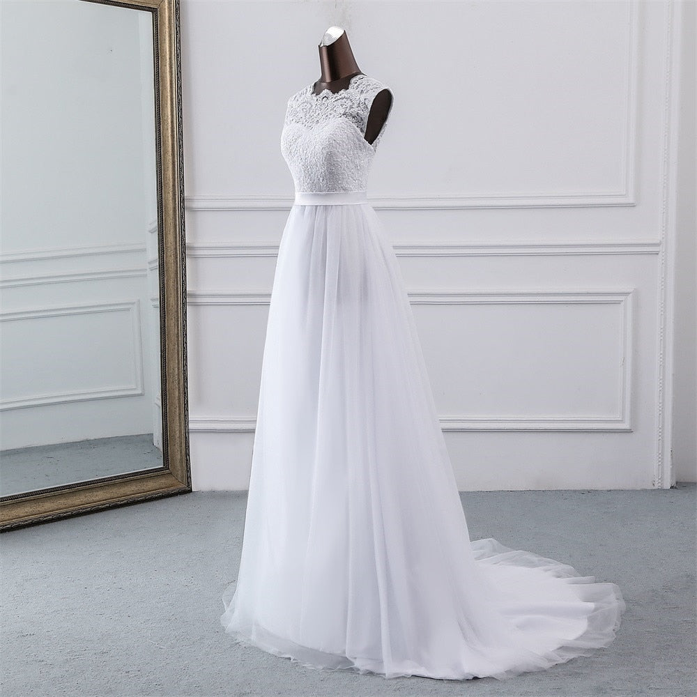 Roycebridal New Applique wedding dress formal robe mariage Vestidos de Novia bridal dress vestido de festa Beach wedding dresses