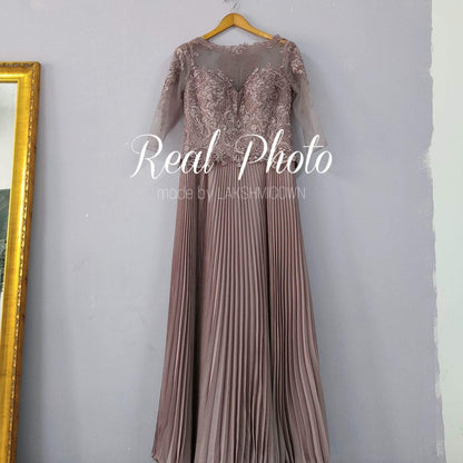 Purple Lace Mother of the Bride Dresses Plus Size Half Sleeves Groom - ROYCEBRIDAL OFFICIAL STORE