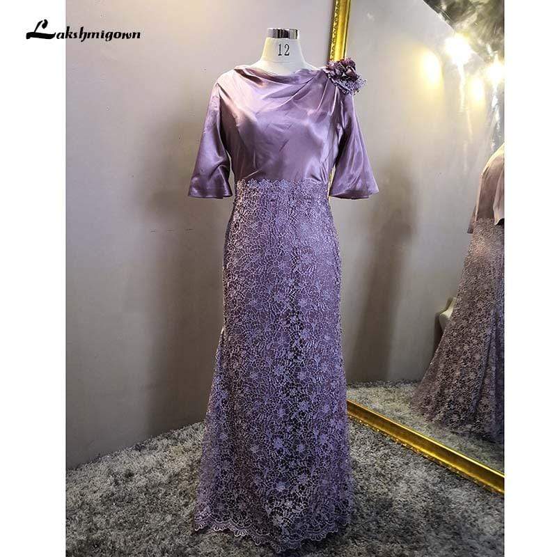 Purple Mother of the Bride Groom Dresses Mermaid - ROYCEBRIDAL OFFICIAL STORE