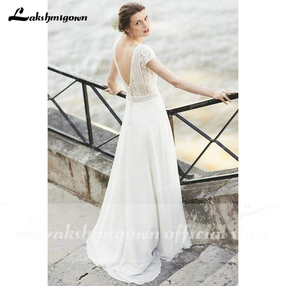 Wedding Dress New Style Backless Sexy Bridal - ROYCEBRIDAL OFFICIAL STORE