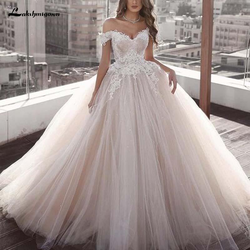 White Wedding Dresses Ball Gown Off The Shoulder Sweetheart - ROYCEBRIDAL OFFICIAL STORE