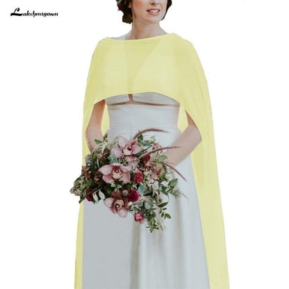 Simple Cheap Wedding Accessories Jackets Chiffon - ROYCEBRIDAL OFFICIAL STORE